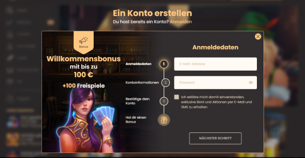 National Casino Registratiestappen